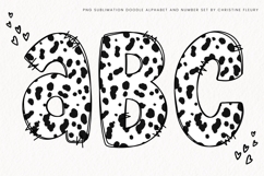 Doodle Dalmatian Alphabet PNG Clipart Product Image 2