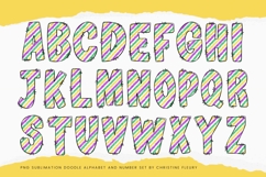 Doodle Mardi Gras Alphabet PNG Clipart Product Image 4