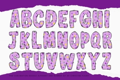 Purple Mardi Gras Alphabet PNG Clipart Product Image 4
