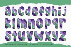 Watercolor Mardi Gras Alphabet PNG Clipart Product Image 3