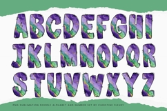 Watercolor Mardi Gras Alphabet PNG Clipart Product Image 4