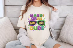 Mardi Gras Dude Clipart Design PNG Product Image 4