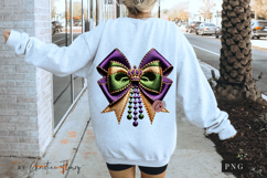 Mardi Gras Coquette Bow PNG | Mardi Gras Png Product Image 5