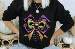 Mardi Gras Coquette Bow PNG | Mardi Gras Png Product Image 6
