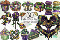 Mardi Gras Fat Tuesday Clipart Product Image 1