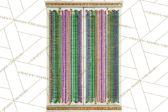 Mardi Gras Street Parade Clipart with Masks Feathers PNG Product Image 4