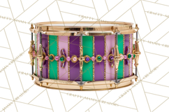 Mardi Gras Street Parade Clipart with Masks Feathers PNG Product Image 4