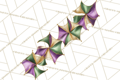 Mardi Gras Street Parade Clipart with Masks Feathers PNG Product Image 3