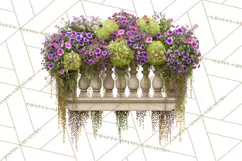 Mardi Gras Street Parade Clipart with Masks Feathers PNG Product Image 5