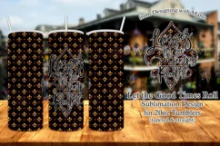 Mardi Gras Tumbler, Laissez les bon Temps Rouler Tumbler Product Image 1