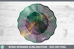 GorgeousMardi Gras Wind Spinner design.