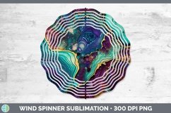 GorgeousMardi Gras Wind Spinner design.