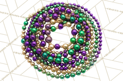 Mardi Gras Masquerade Clipart With Masks and Feathers PNG Product Image 3