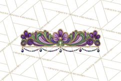 Mardi Gras Masquerade Clipart With Masks and Feathers PNG Product Image 4