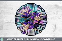 GorgeousMardi Gras Wind Spinner design.