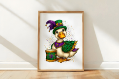 Mardi Gras Goose Clipart Sublimation Product Image 3