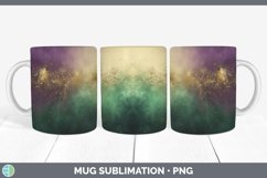 GorgeousMardi Gras Mug Wrap design.