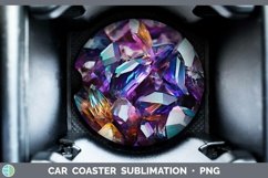 GorgeousMardi Gras Car Coaster design.