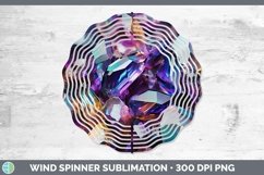 GorgeousMardi Gras Wind Spinner design.