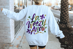 Brushstroke La Weezy Ana PNG | Mardi Gras Png Product Image 5