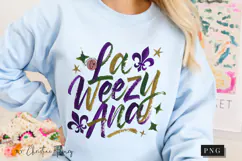 Brushstroke La Weezy Ana PNG | Mardi Gras Png Product Image 7