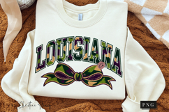 Faux Latch Hook Louisiana Camo PNG | Mardi Gras Png Product Image 3