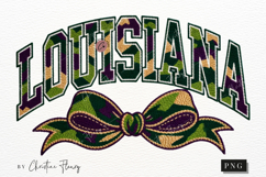 Faux Latch Hook Louisiana Camo PNG | Mardi Gras Png Product Image 4