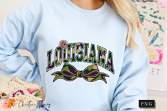 Faux Latch Hook Louisiana Camo PNG | Mardi Gras Png Product Image 7