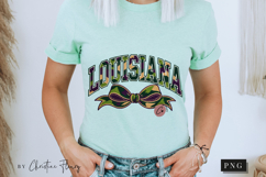 Faux Latch Hook Louisiana Camo PNG | Mardi Gras Png Product Image 8