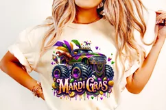 Mardi Gras PNG, Let The Good Times Roll, Mardi Gras Truck Product Image 1