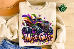 Mardi Gras PNG, Let The Good Times Roll, Mardi Gras Truck Product Image 3