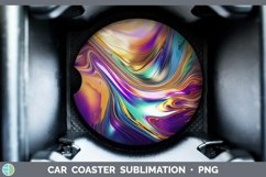 GorgeousMardi Gras Car Coaster design.