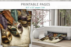 carnival mask printable pages Product Image 3