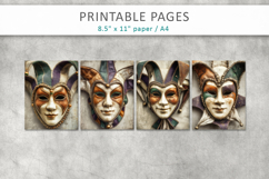 craft paper for carnival projects, mardi gras pages Product Image 2