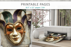 craft paper for carnival projects, mardi gras pages Product Image 4