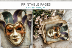 craft paper for carnival projects, mardi gras pages Product Image 1