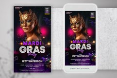 Mardi Gras Event Instagram Flyer PSD Product Image 2