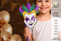 Mardi Gras Photo Booth Props Bundle Lasercut. Mardi Gras SVG Product Image 13