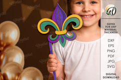 Mardi Gras Photo Booth Props Bundle Lasercut. Mardi Gras SVG Product Image 6