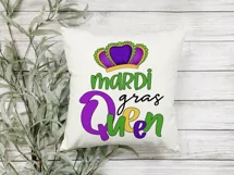Mardi Gras Queen Sublimation | Mardi Gras Shirt Print Product Image 3