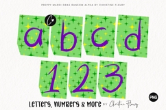 Stars Mardi Gras Ransom Alpha PNG Clipart Product Image 1