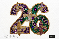Mardi Gras Rhinestone 26 PNG | Mardi Gras Png Product Image 4