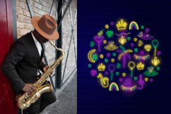 Mardi Gras Neon Concept Product Image 1