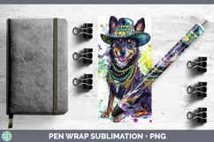 GorgeousMardi Gras Splash Dogs Pen Wrap design.