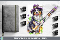 GorgeousMardi Gras Splash Dogs Pen Wrap design.