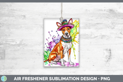 GorgeousMardi Gras Splash Dogs Air Freshener design.