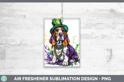 GorgeousMardi Gras Splash Dogs Air Freshener design.