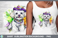 GorgeousMardi Gras Splash Dogs Shirt design.