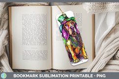 GorgeousMardi Gras Splash Dogs Bookmark design.