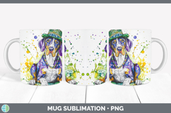 GorgeousMardi Gras Splash Dogs Mug Wrap design.